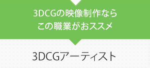3DCGの映像制作ならこの職業がおススメ