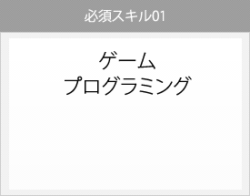 必須スキル01 ゲームプログラミング