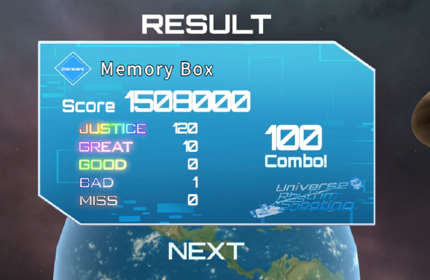 Universe Rhythm Shootingのイメージ画像