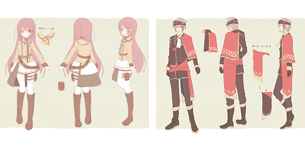 キャラクターデザイン作品