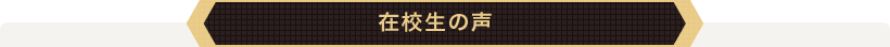 在校生の声