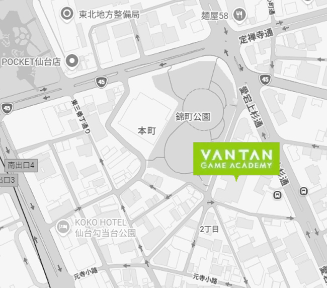 バンタンゲームアカデミー 仙台校